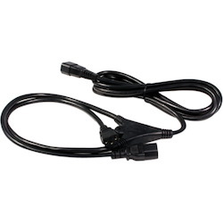 StarTech.com 10ft (3m) Power Extension Cord Splitter, C14 to 2x C13, 13A 250V, 16AWG, Computer Power Cord Extension, Power Extension Cable