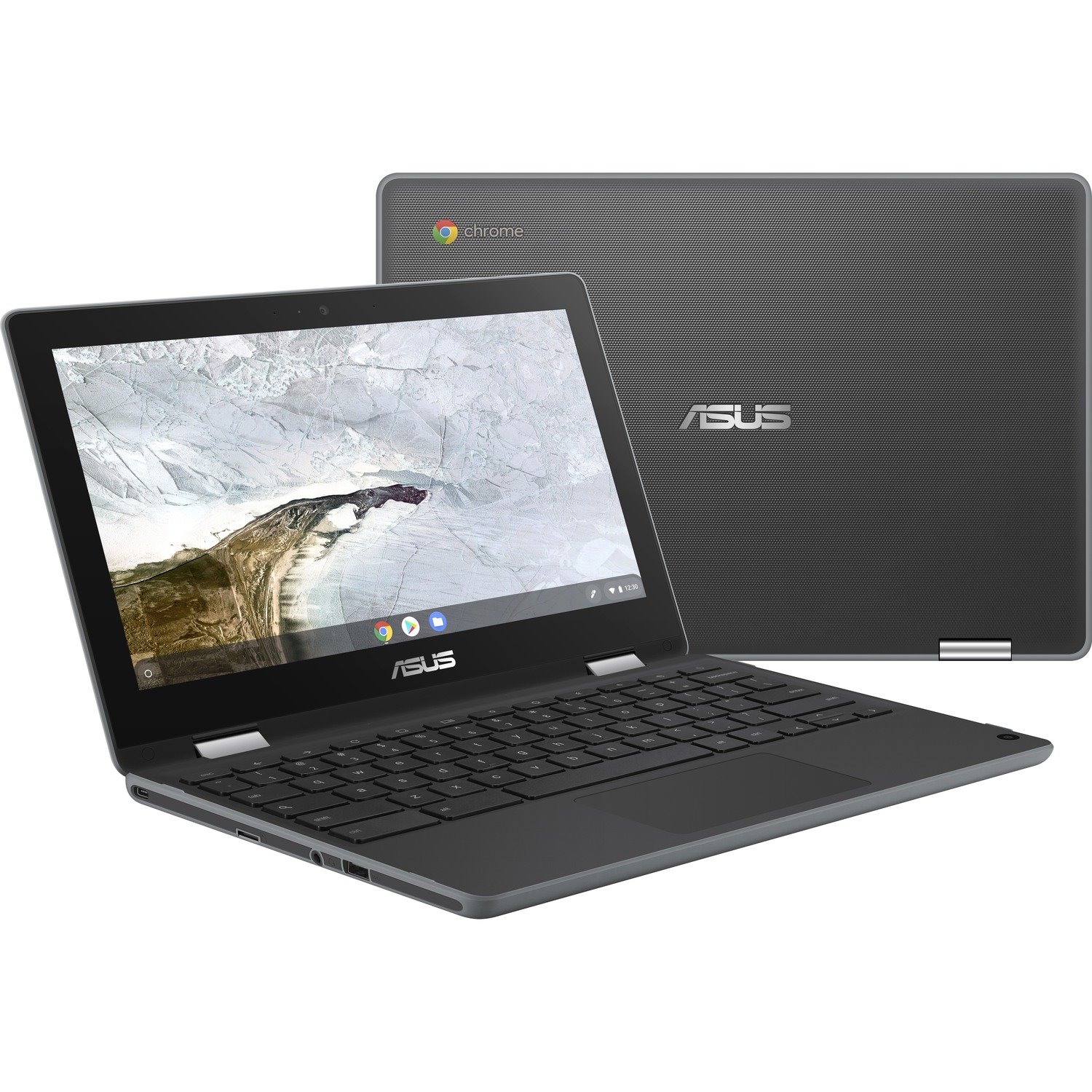 Asus Chromebook Flip C214 C214MA-YB02T-S 11.6" Touchscreen Chromebook - HD - 1366 x 768 - Intel Celeron N4020 Dual-core (2 Core) 1.10 GHz - 4 GB Total RAM - 32 GB Flash Memory - Dark Gray