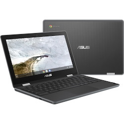 Asus Chromebook Flip C214 C214MA-YS02T-S 11.6" Touchscreen Convertible Chromebook - HD - 1366 x 768 - Intel Celeron N4000 Dual-core (2 Core) 1.10 GHz - 4 GB Total RAM - 32 GB Flash Memory - Dark Gray