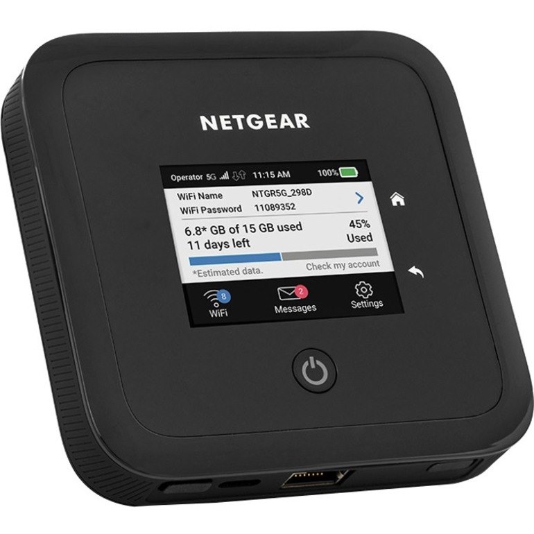 Netgear Nighthawk M5 MR5200 Wi-Fi 6 IEEE 802.11ax Ethernet, Cellular Modem/Wireless Router