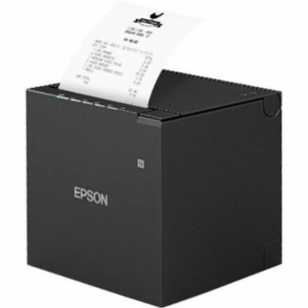 Epson TM-m30III (152A0) Direct Thermal Printer - Receipt Print - USB - Bluetooth - Wireless LAN - UK - Black