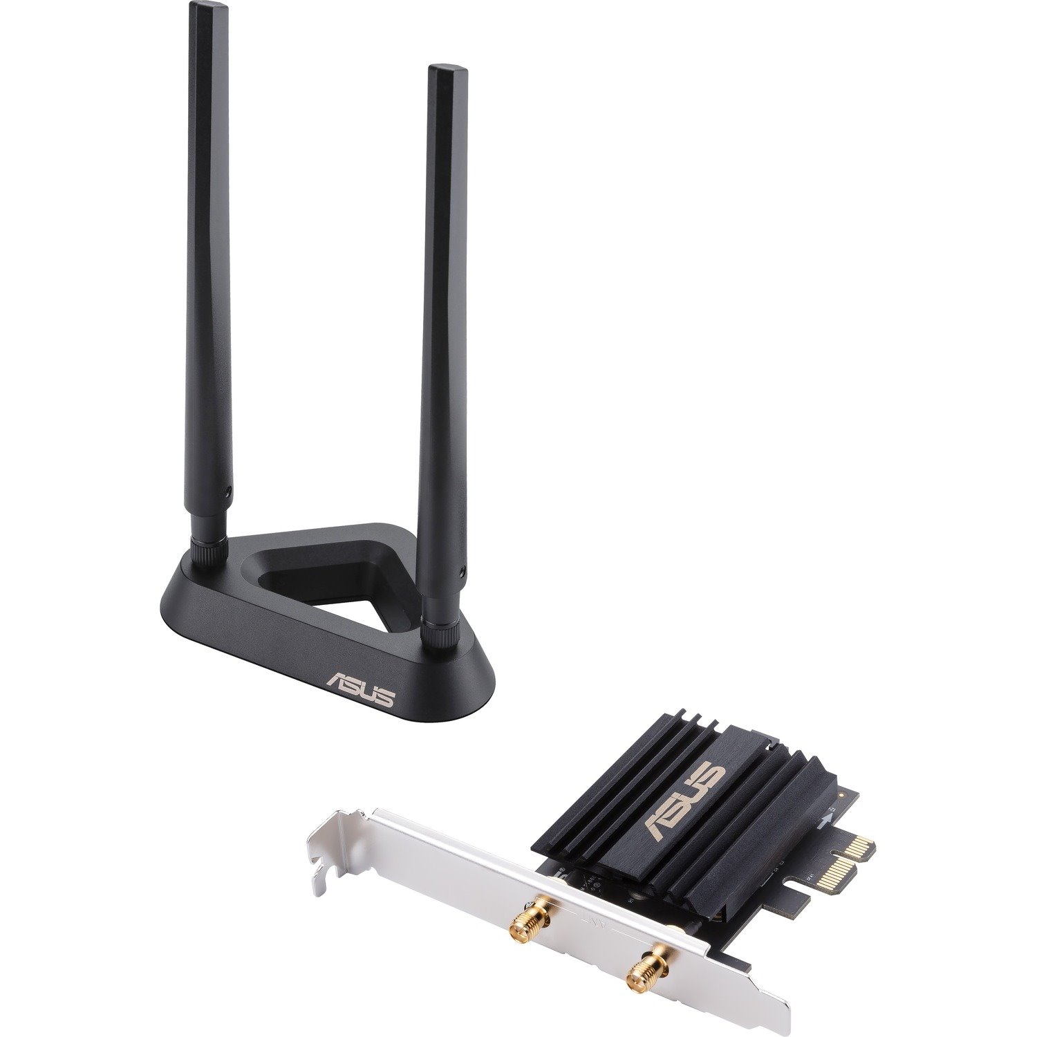 Asus PCE-AX58BT IEEE 802.11ax Bluetooth 5.0 Wi-Fi/Bluetooth Combo Adapter for Desktop Computer