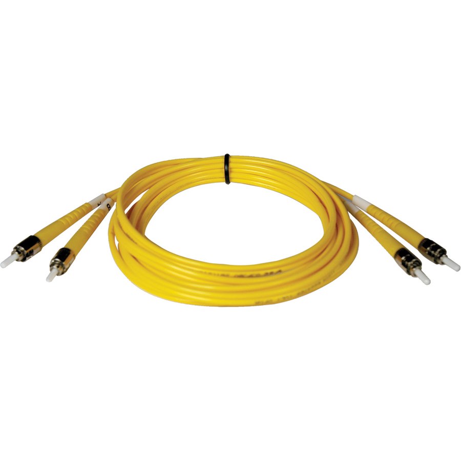 Eaton Tripp Lite Series Duplex Singlemode 9/125 Fiber Patch Cable (ST/ST), 5M (16 ft.)