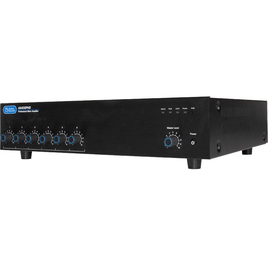 AtlasIED AA400PHD Amplifier - 2400 W RMS - 6 Channel - Black