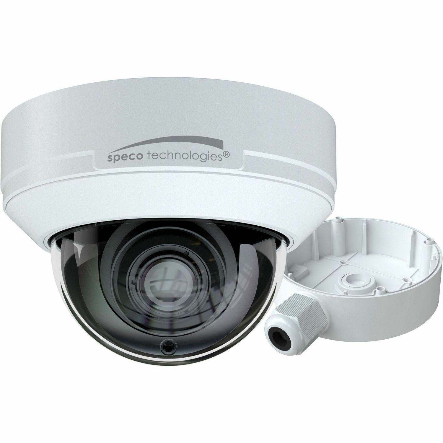 Speco O8D9M 8 Megapixel 4K Network Camera - Color - Dome - White