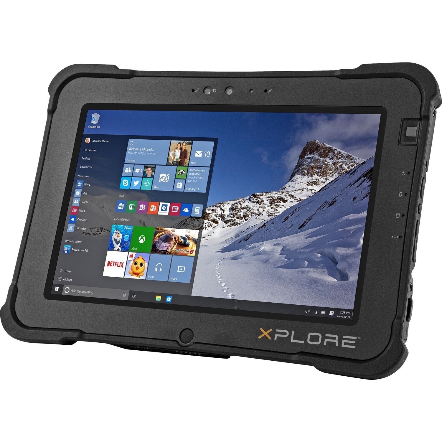 Xplore XSLATE L10 Tablet - 25.7 cm (10.1") - Octa-core (8 Core) 2.20 GHz - 4 GB RAM - 64 GB Storage - Android 8.1 Oreo - 4G