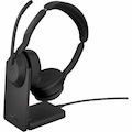 Jabra Evolve2 55 Wired/Wireless On-ear Stereo Headset - Black