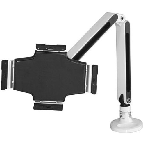 StarTech.com Desk-Mount Tablet Arm - Articulating - For 9" to 11" Tablets - iPad or Android Tablet Holder - Lockable - Steel - White