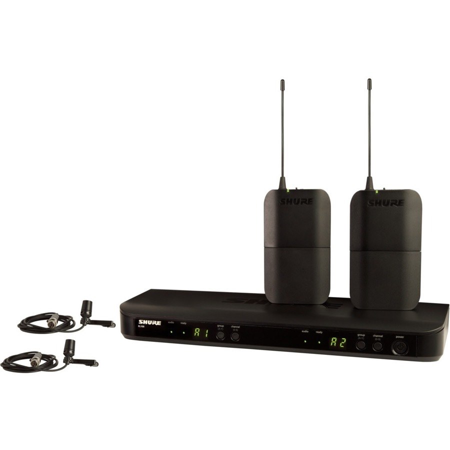 Shure BLX188/CVL Wireless Dual Presenter System with two CVL Lavalier Microphones