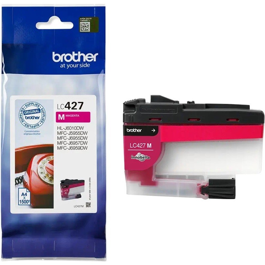 Brother LC427M Original Standard Yield Inkjet Ink Cartridge - Single Pack - Magenta - 1 / Pack