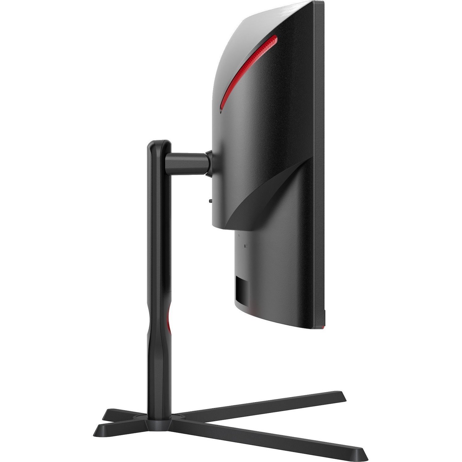 AOC CU34G3S 34" Class UW-QHD Curved Screen Gaming LCD Monitor - 21:9 - Black, Red