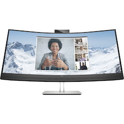 HP E34m G4 34" Class Webcam WQHD Curved Screen LCD Monitor - 21:9