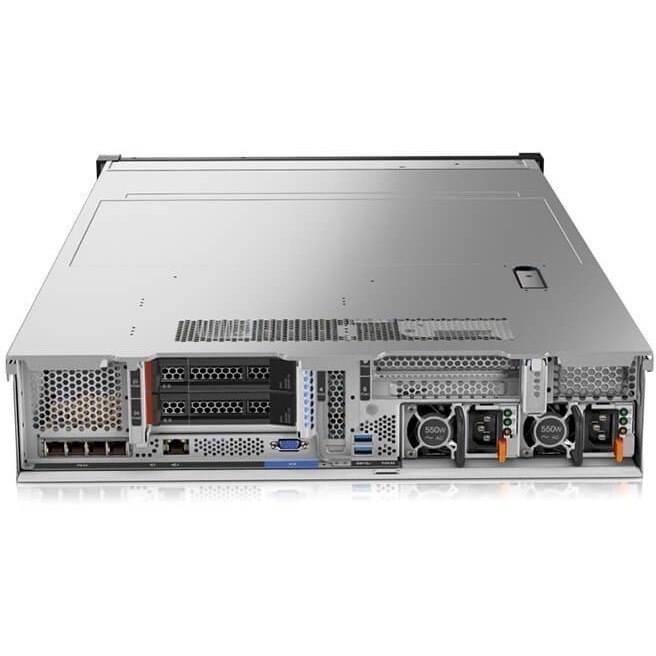 Lenovo ThinkSystem SR650 V2 7Z73A0AVEA 2U Rack Server - 1 x Intel Xeon Silver 4309Y 2.80 GHz - 32 GB RAM - 12Gb/s SAS, Serial ATA Controller