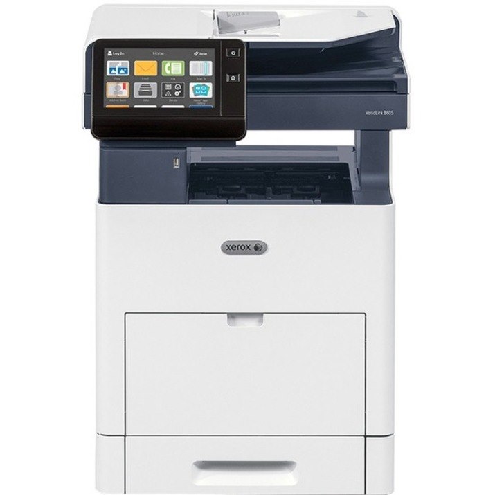 Xerox VersaLink B615 LED Multifunction Printer-Monochrome-Copier/Fax/Scanner-65 ppm Mono Print-1200x1200 Print-Automatic Duplex Print-275000 Pages Monthly-700 sheets Input-Color Scanner-600 Optical Scan-Monochrome Fax-Gigabit Ethernet