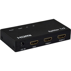 4XEM 2 Port HDMI Splitter & Signal Amplifier