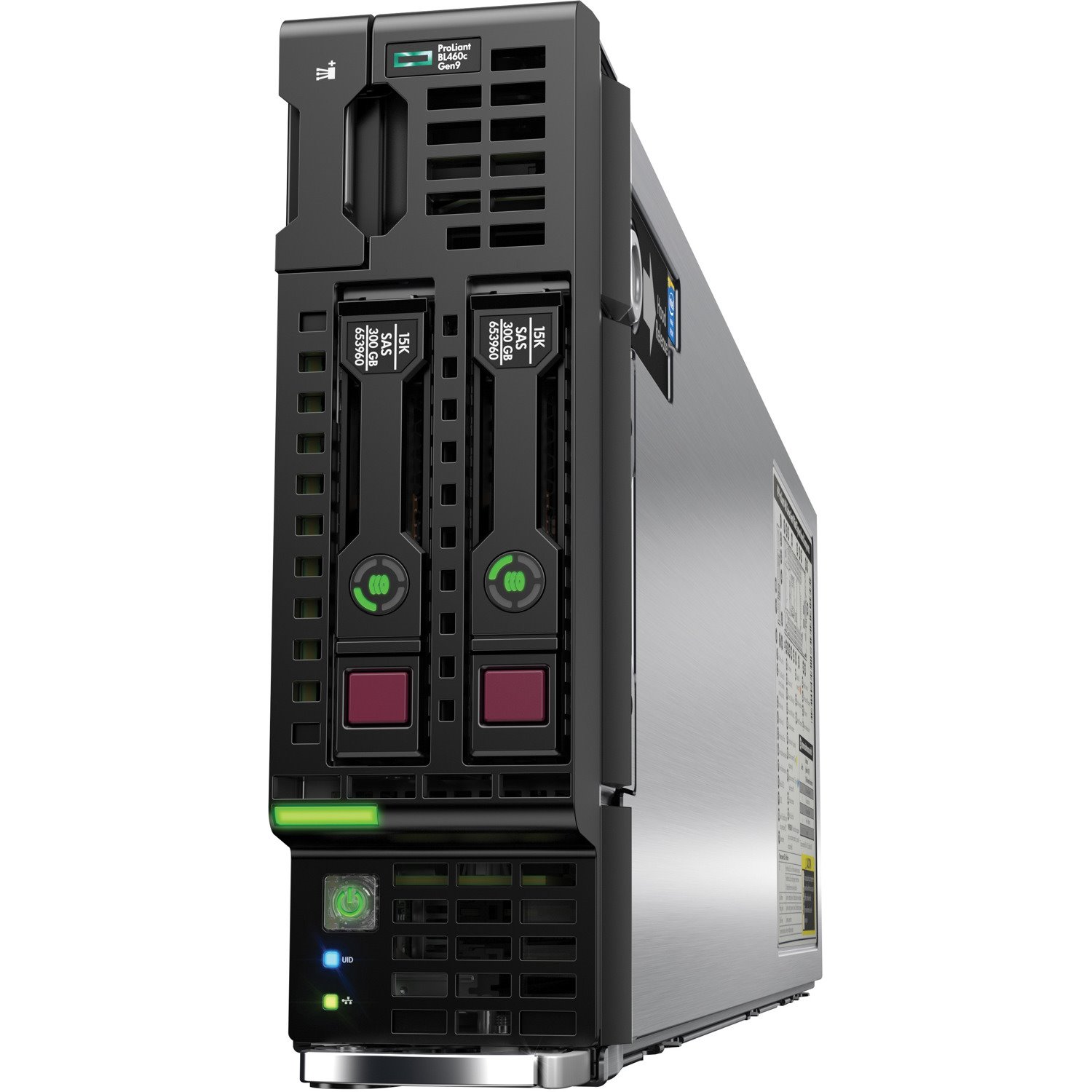 HPE ProLiant BL460c G9 Blade Server - 2 x Intel Xeon E5-2640 v4 2.40 GHz - 64 GB RAM - 12Gb/s SAS, Serial ATA/600 Controller