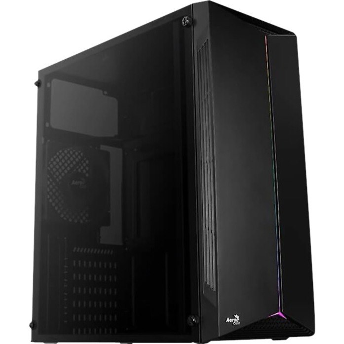 AeroCool Split Computer Case - ATX Motherboard Supported - Mid-tower - Acrylic - Black