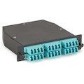 Black Box MTP OM3 Fiber Optic LGX Cassette - (1) MTP 24 to (24) LC Type A
