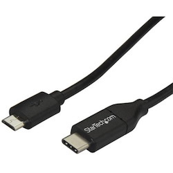 StarTech.com USB C to Micro USB Cable - 3 ft / 1m - USB 2.0 Cable - Micro USB Cord - Micro B USB C Cable - USB 2.0 Type C