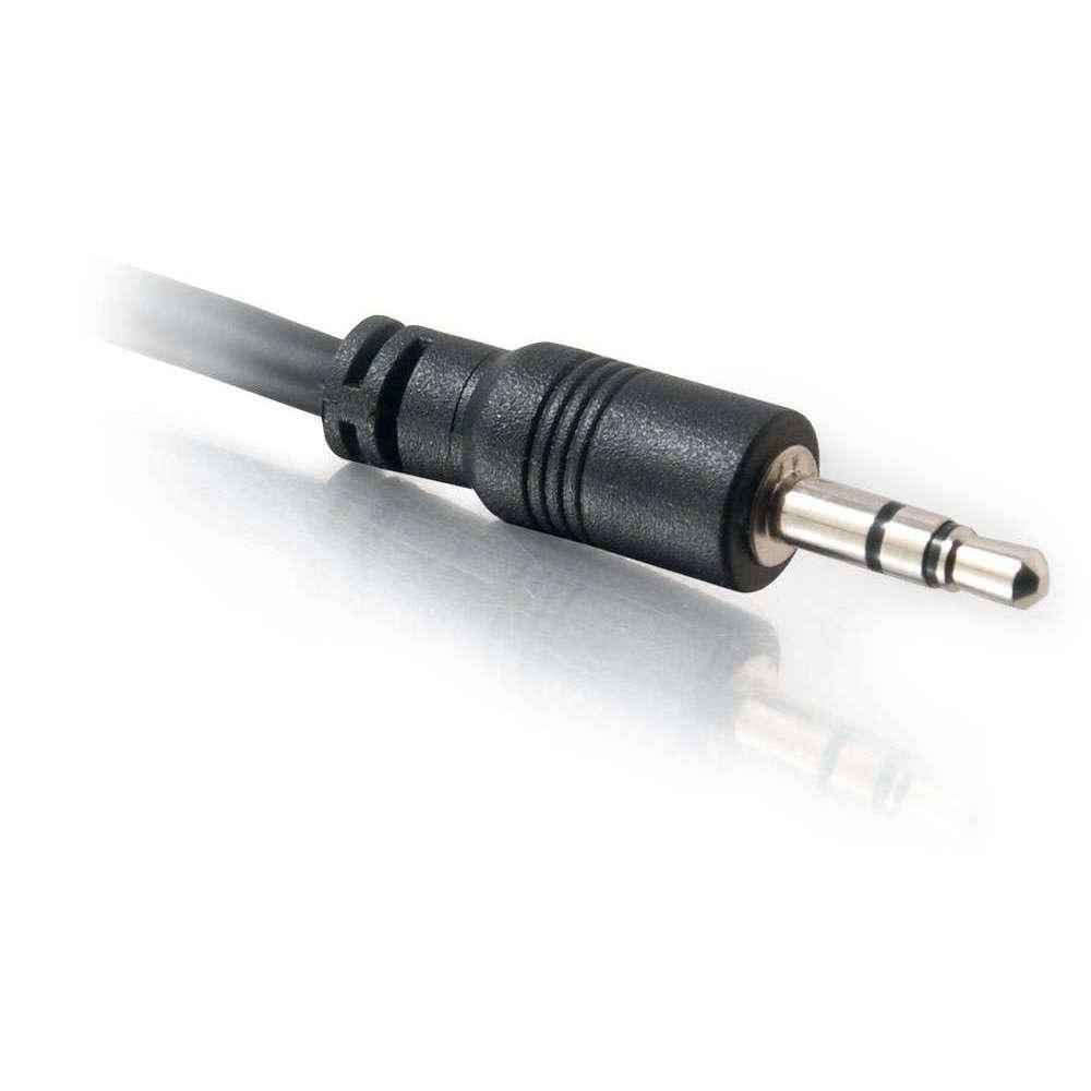 C2G 25ft CMG-Rated 3.5mm Stereo Audio Cable With Low Profile Connectors