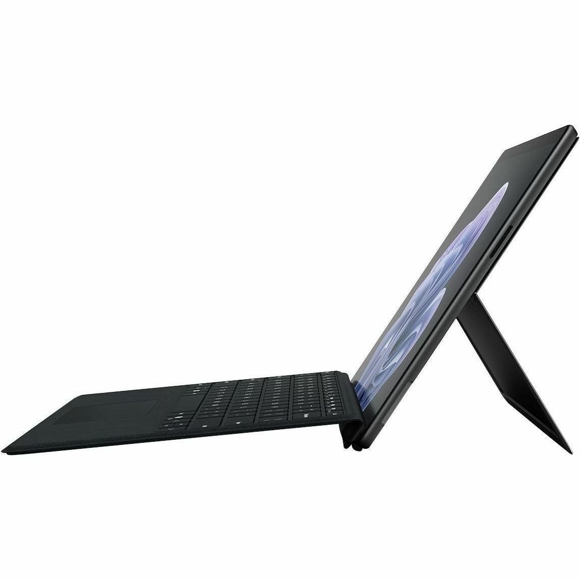 Microsoft Keyboard/Cover Case Microsoft Surface Pro 9, Surface Pro 8, Surface Pro X Tablet - Black