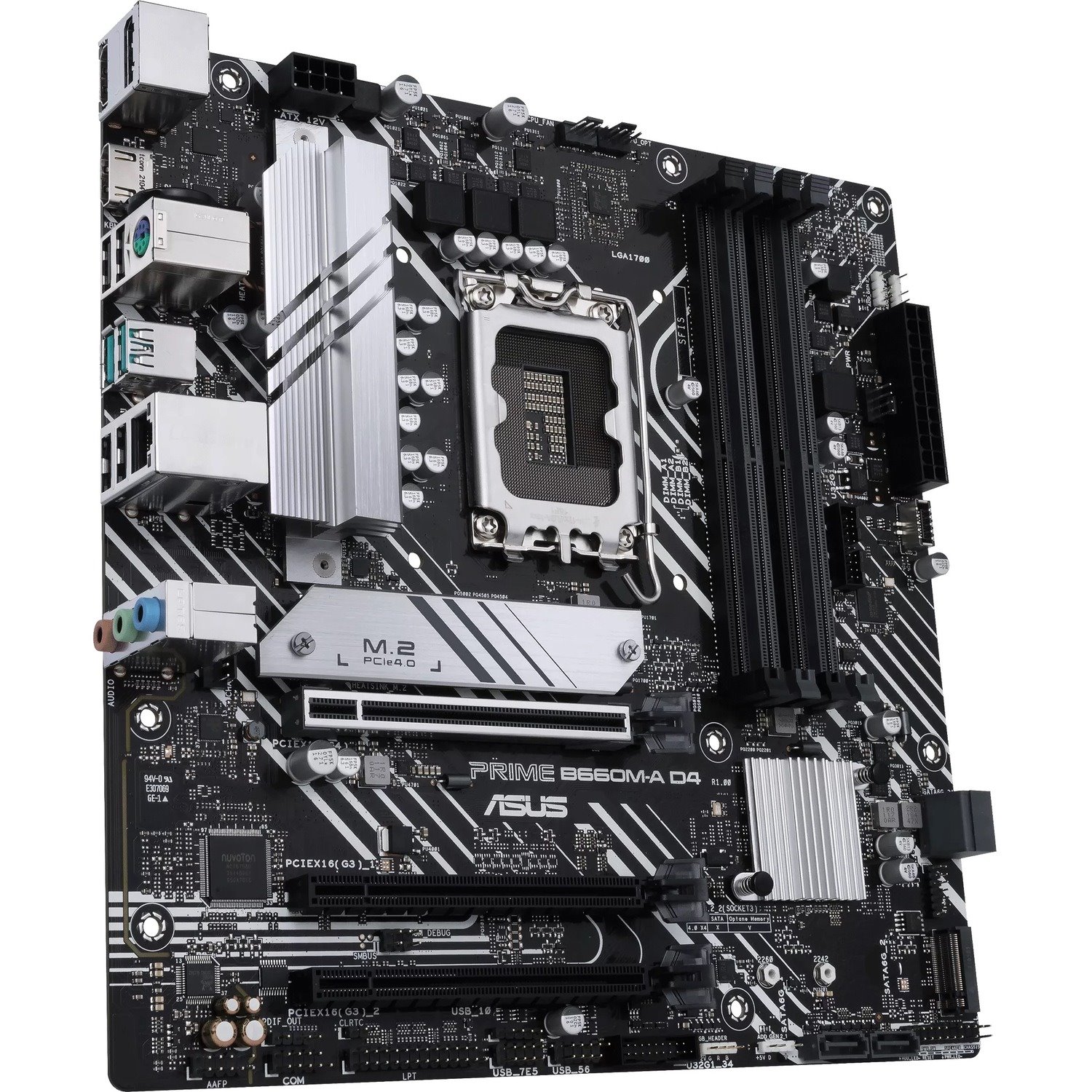 Asus Prime B660M-A D4 Desktop Motherboard - Intel B660 Chipset - Socket LGA-1700 - Intel Optane Memory Ready - Micro ATX