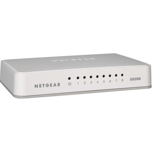 NETGEAR 8-Port Gigabit Unmanaged Switch, GS208