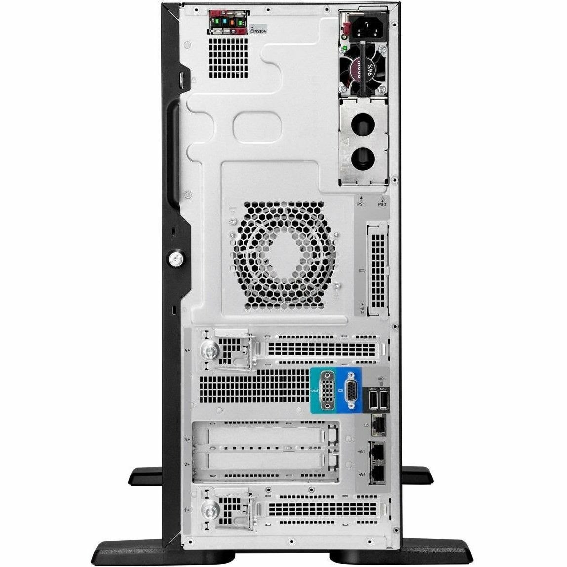 HPE ProLiant ML110 G11 4.5U Tower Server - 1 x Intel Xeon Bronze 3408U 1.80 GHz - 16 GB RAM - Serial ATA, Serial Attached SCSI (SAS) Controller