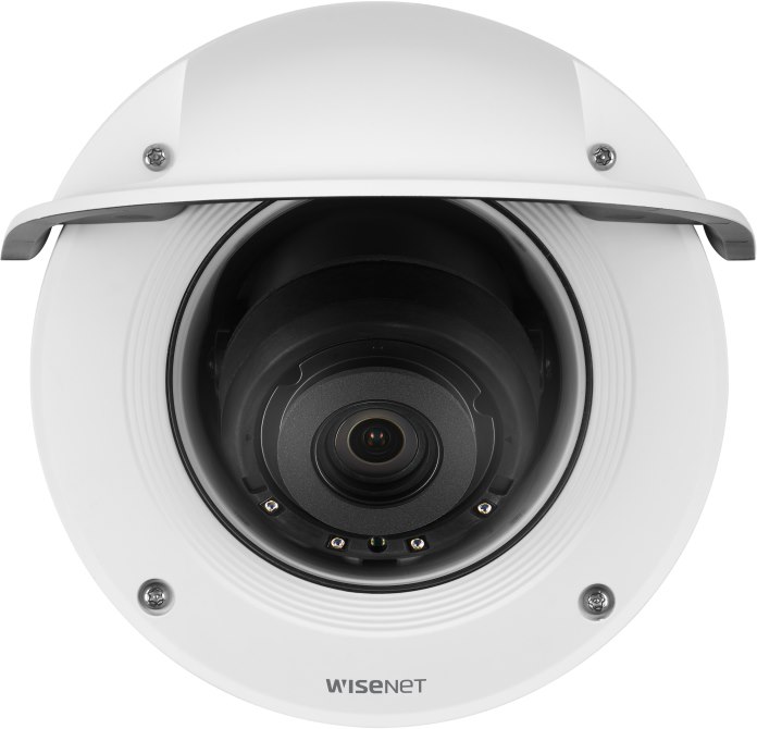 Wisenet XNV-8082R 6 Megapixel Indoor/Outdoor Network Camera - Color - Dome - White