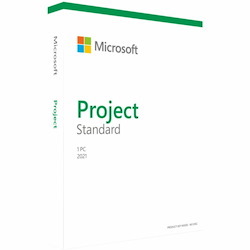 Microsoft Project 2021 Standard - Box Pack - 1 PC - Medialess