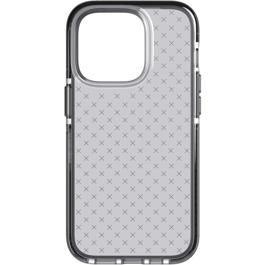 Tech21 Evo Check Case for Apple iPhone 14 Pro Smartphone - Smokey Black