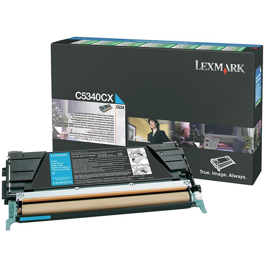 Lexmark C5340CX Original Laser Toner Cartridge - Cyan Pack