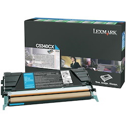 Lexmark C5340CX Original Laser Toner Cartridge - Cyan Pack
