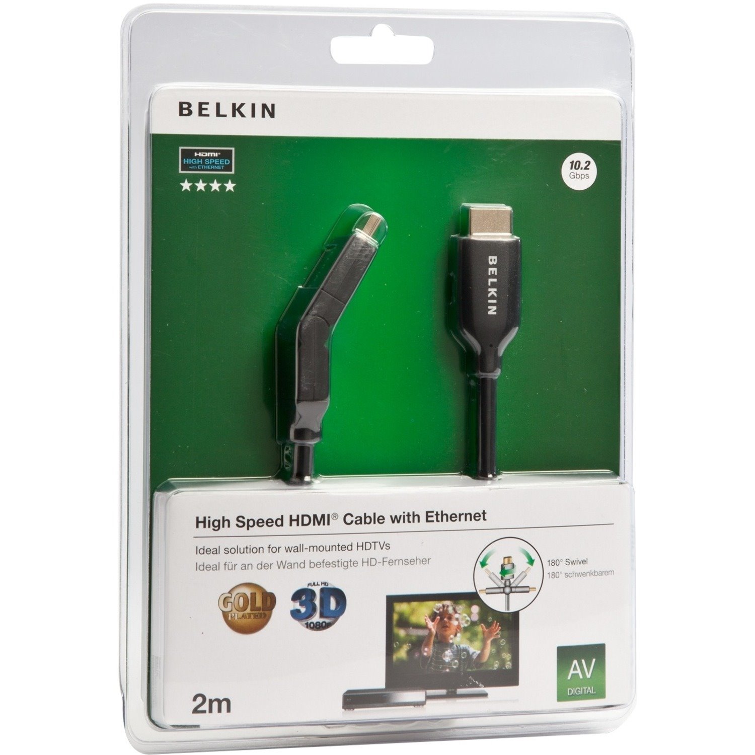 Belkin 2 m HDMI A/V Cable for Audio/Video Device