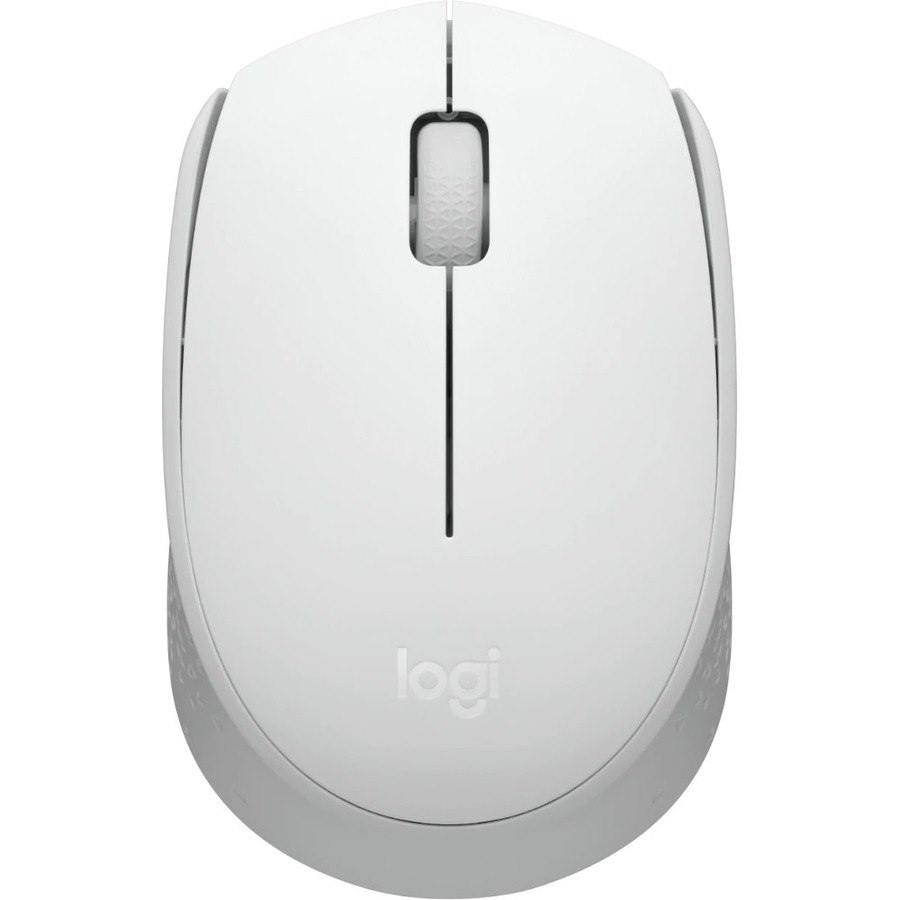 Logitech M171 Mouse - Radio Frequency - USB - Optical - 3 Button(s) - Off White