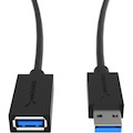Sabrent 22AWG USB 3.0 Extension Cable - A-Male to A-Female [Black] 6 Feet