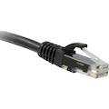ENET Cat5e Black 50 Foot Patch Cable with Snagless Molded Boot (UTP) High-Quality Network Patch Cable RJ45 to RJ45 - 50Ft