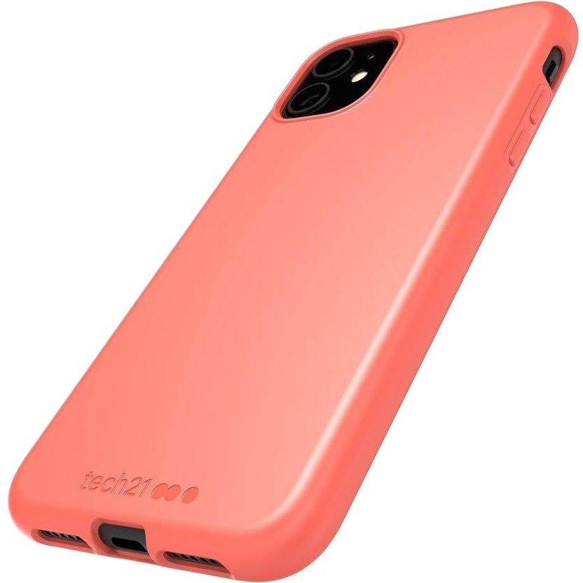 Tech21 Studio Colour Case for Apple iPhone 11 Smartphone - Coral My World - 1