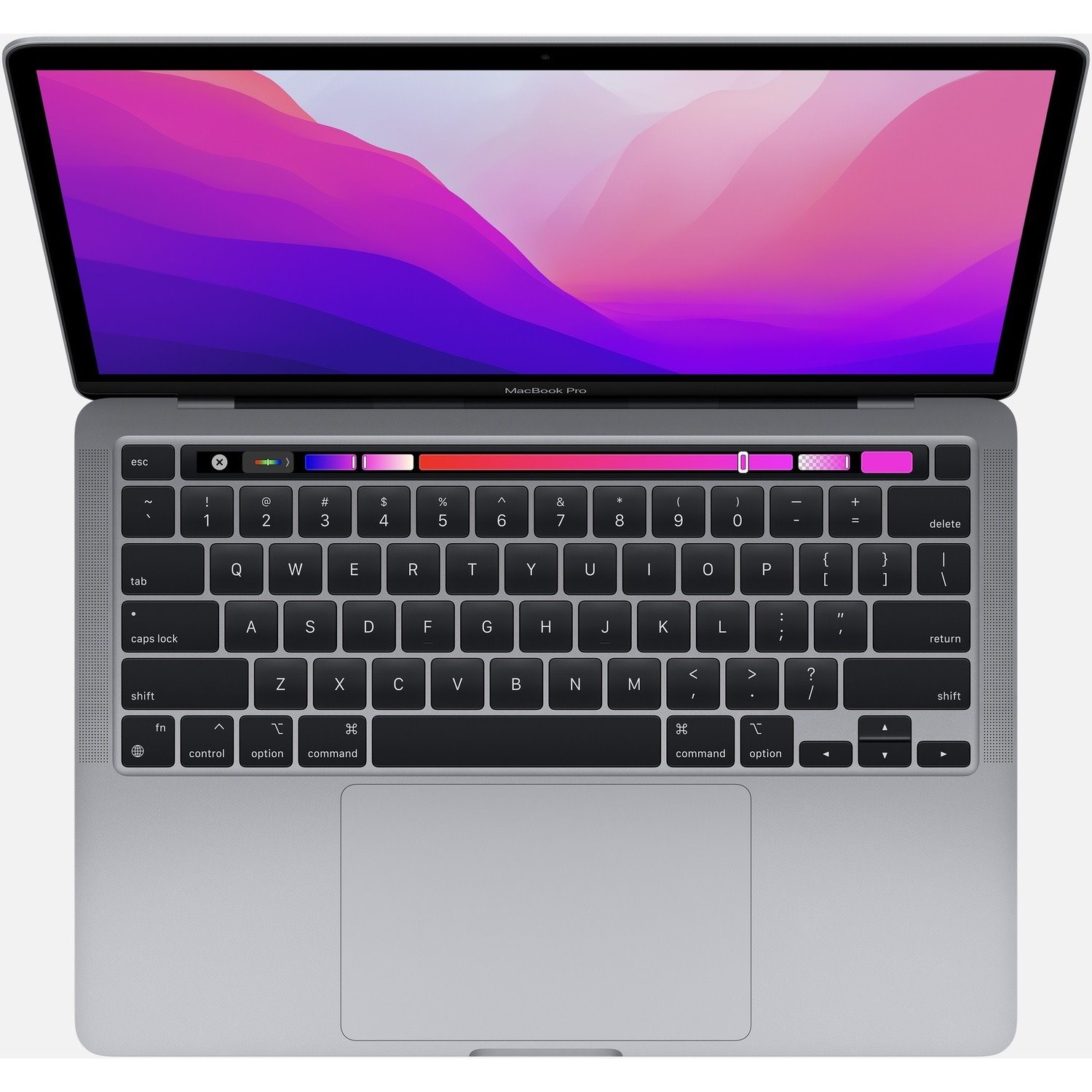 CTO MacBook Pro 13.3in with Touch Bar - Space Grey - M2 (8-core CPU / 10-core GPU) - 16GB unified memory - 512GB SSD - Backlit Magic Keyboard (EN)