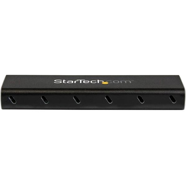 StarTech.com M.2 SSD Enclosure for M.2 SATA SSDs - USB 3.1 (10Gbps) with USB-C Cable - External Enclosure for USB-C Host - Aluminum