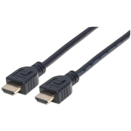 HDMI Cable with Ethernet (CL3 rated, suitable for In-Wall use), 4K@60Hz (Premium High Speed), 5m, Male to Male, Black, Ultra HD 4k x 2k, In-Wall rated, Fully Shielded, Gold Plated Contacts, Lifetime Warranty, Polybag