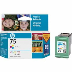 HP 75 Original Inkjet Ink Cartridge - Colour Pack