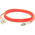 AddOn 1m LC (Male) to SC (Male) Orange OM1 Duplex Fiber TAA Compliant OFNR (Riser-Rated) Patch Cable