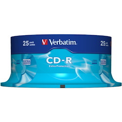 Verbatim 43432 CD Recordable Media - CD-R - 52x - 700 MB - 10 Pack Slim Case