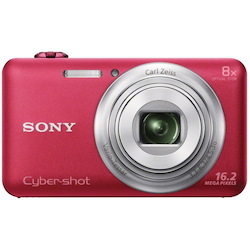 Sony Cyber-shot DSC-WX80 16.2 Megapixel Compact Camera - Red
