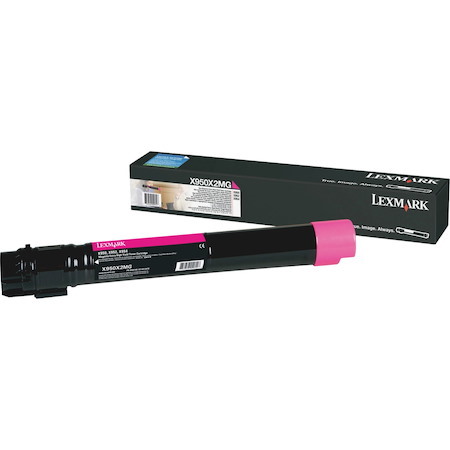 Lexmark X950X2MG Original Laser Toner Cartridge - Magenta - 1 Each