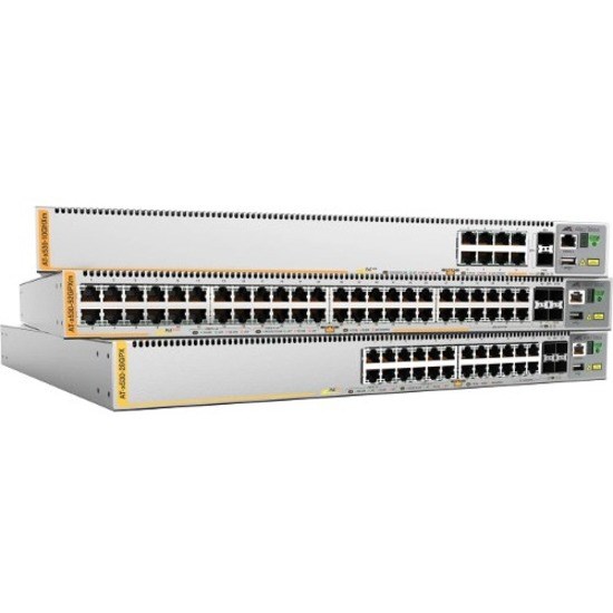 Allied Telesis x530 X530-52GTXm 48 Ports Manageable Layer 3 Switch - Gigabit Ethernet, 5 Gigabit Ethernet, 10 Gigabit Ethernet - 10GBase-X, 5GBase-T, 10/100/1000Base-T