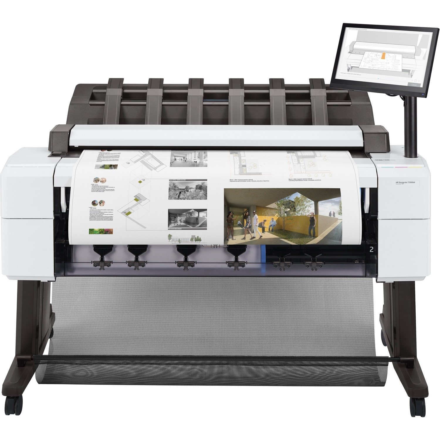 HP Designjet T2600dr PostScript Inkjet Large Format Printer - 36" Print Width - Color