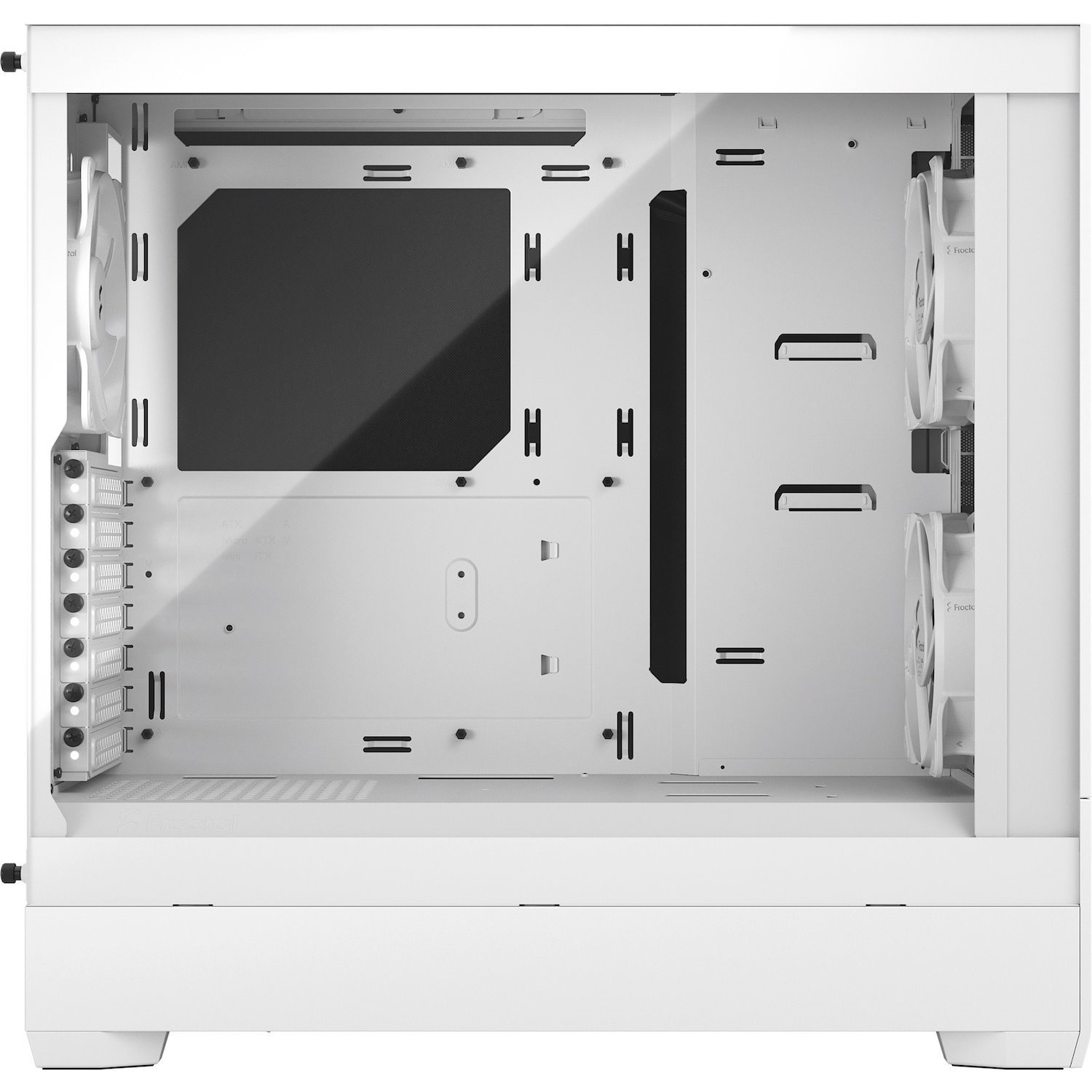 Fractal Design Pop Silent Computer Case - Mini ITX, Mini ATX, ATX Motherboard Supported - Mid-tower - Steel, Tempered Glass - Black