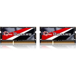 G.SKILL Ripjaws F3-1600C9D-8GRSL RAM Module for Notebook - 8 GB (2 x 4GB) - DDR3-1600/PC3-12800 DDR3 SDRAM - 1600 MHz - CL9 - 1.35 V
